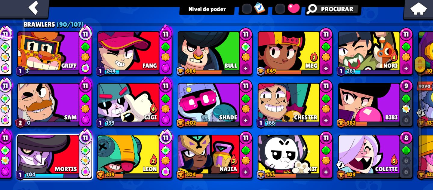 Conta de brawl stars 28k de troféus