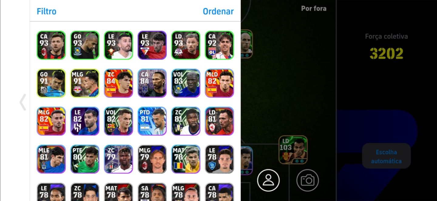 CONTA EFOOTBALL RARA! KOLLER BUGADO + HALLAND PRIME + ADRIANO IMPERADOR E+++!