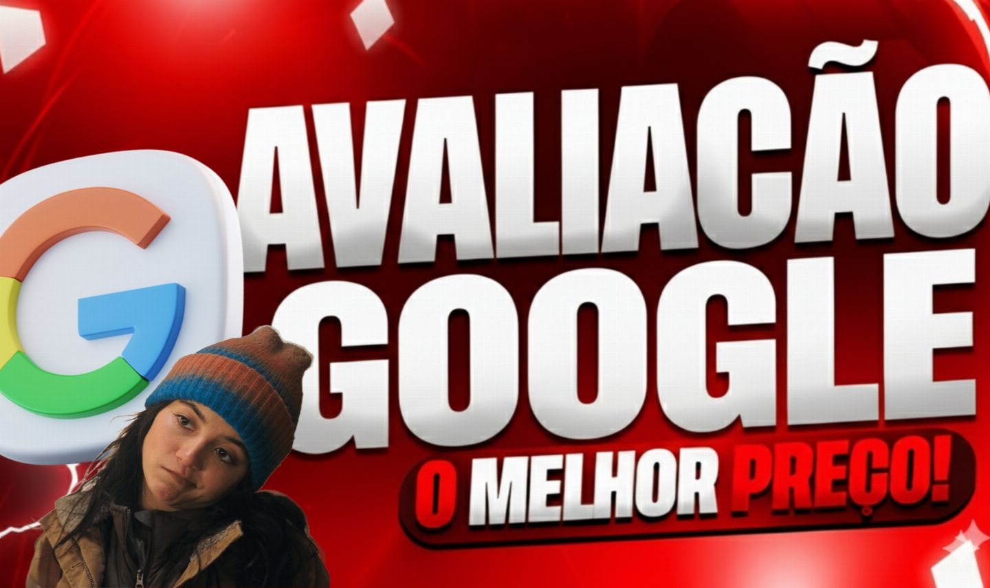Avaliações Google 5 ESTRELAS + Comentário Personalizado (100% REAIS)