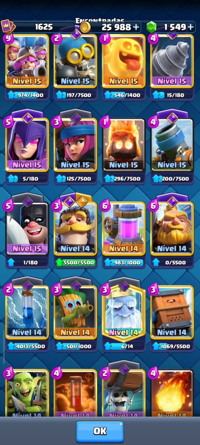 CONTA DE CLASH ROYALE FULL ACESSO