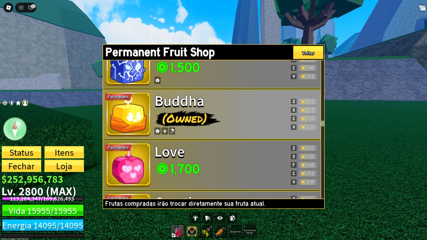 CONTA BLOX FRUITS COM DRAGON PERMANENTE!!!
