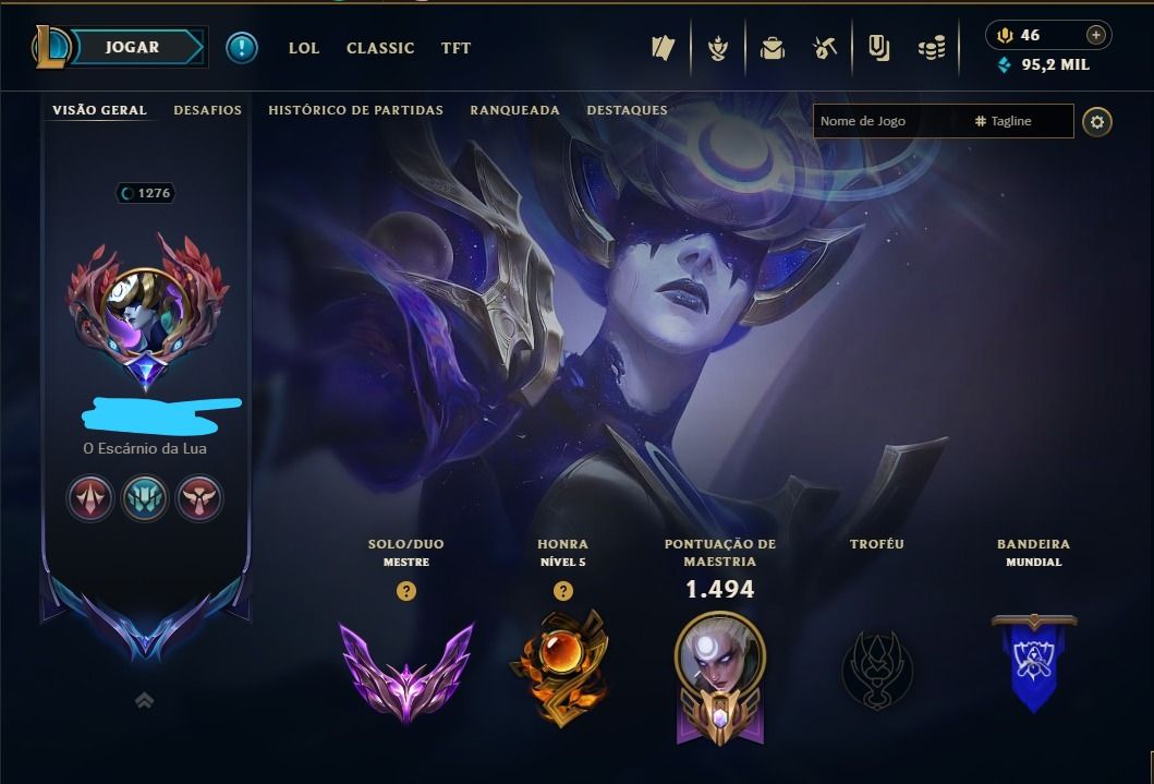 502 skin conta Mestre LOL