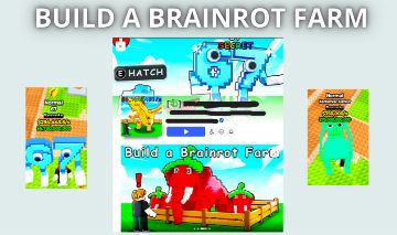 Build a Brainrot Farm - ROBLOX - MELHORES BRAINROTS - [PROMOÇÃO]