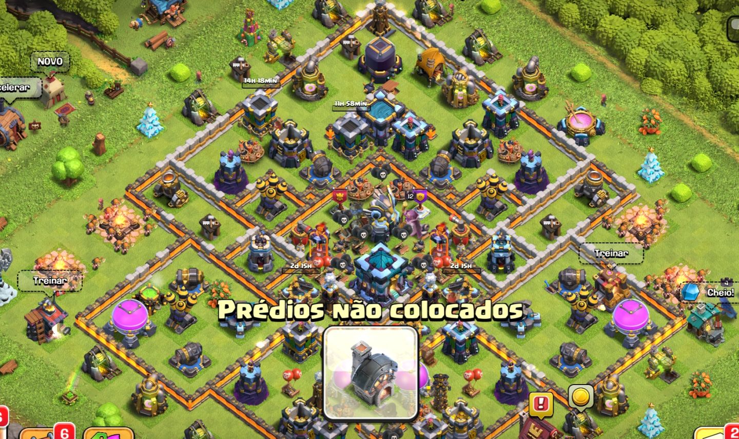 Conta clash of clans cv 13