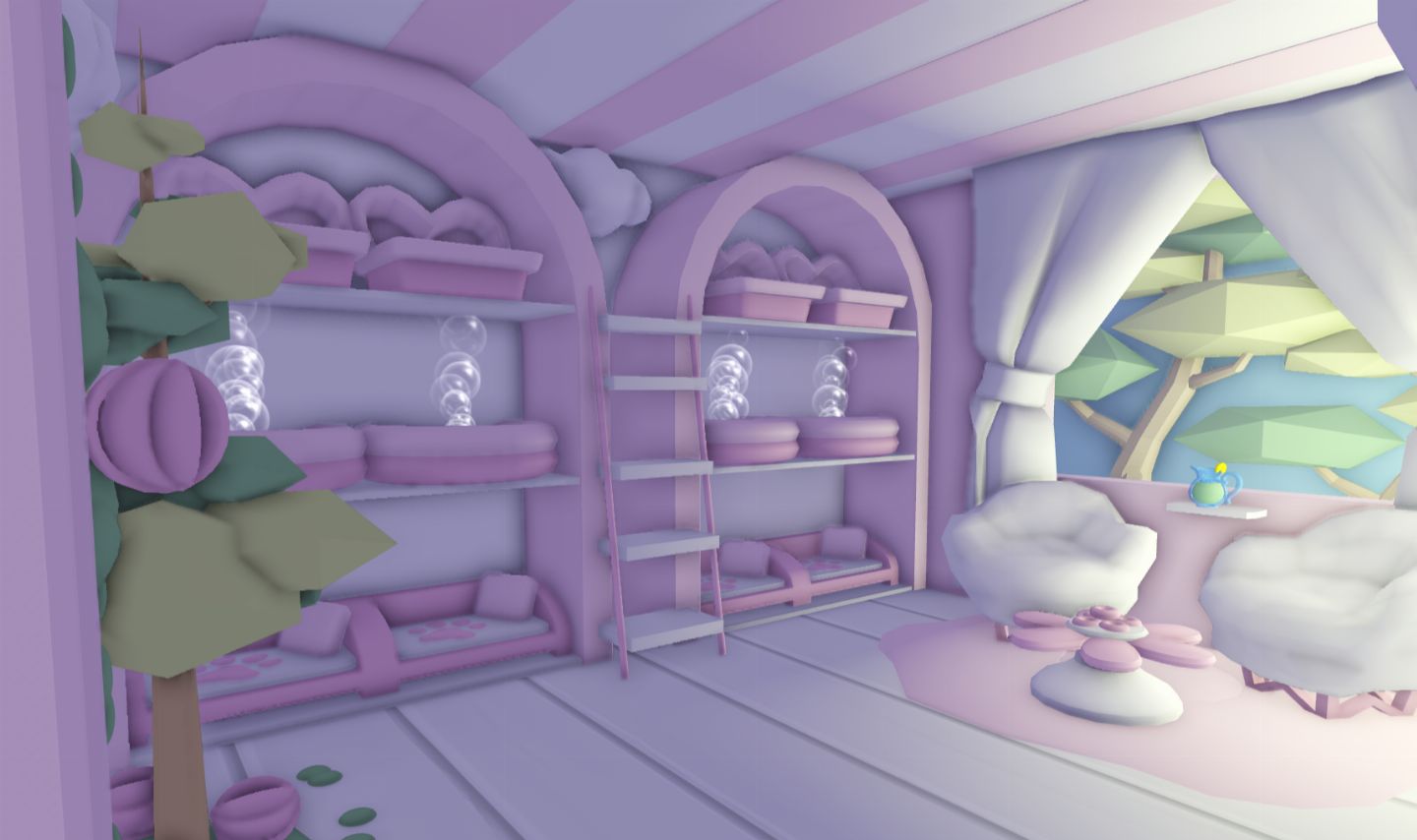 Casa Tiny Preppy (Decorada Pequeno Farm) no Adoptme!