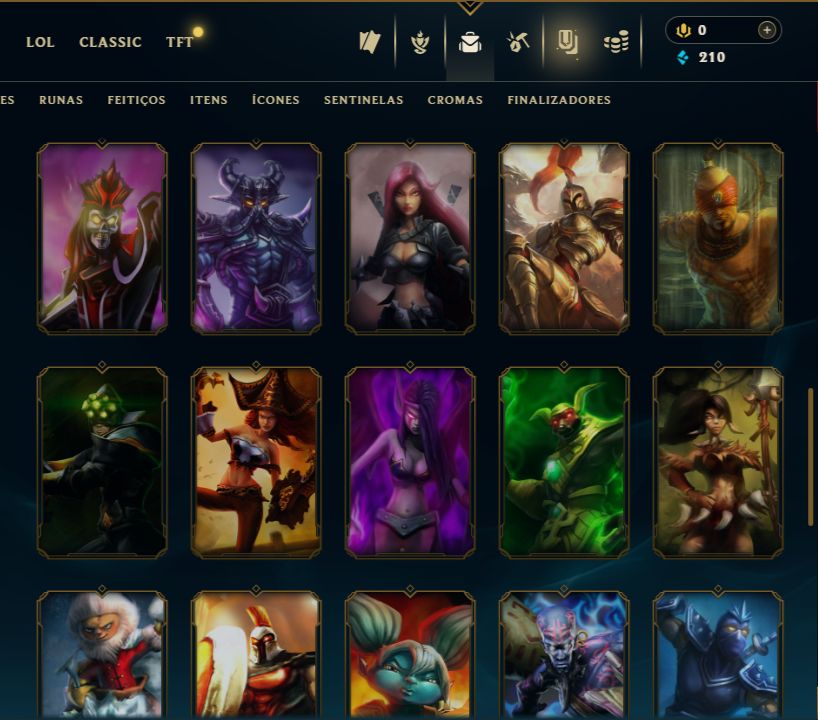 SKIN FIORA ESPADA ALADA + [ UNRANKED CONSERVADA ] + [ TROCA NICK ]
