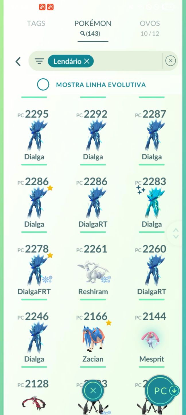 Conta Pokemon Go Elite