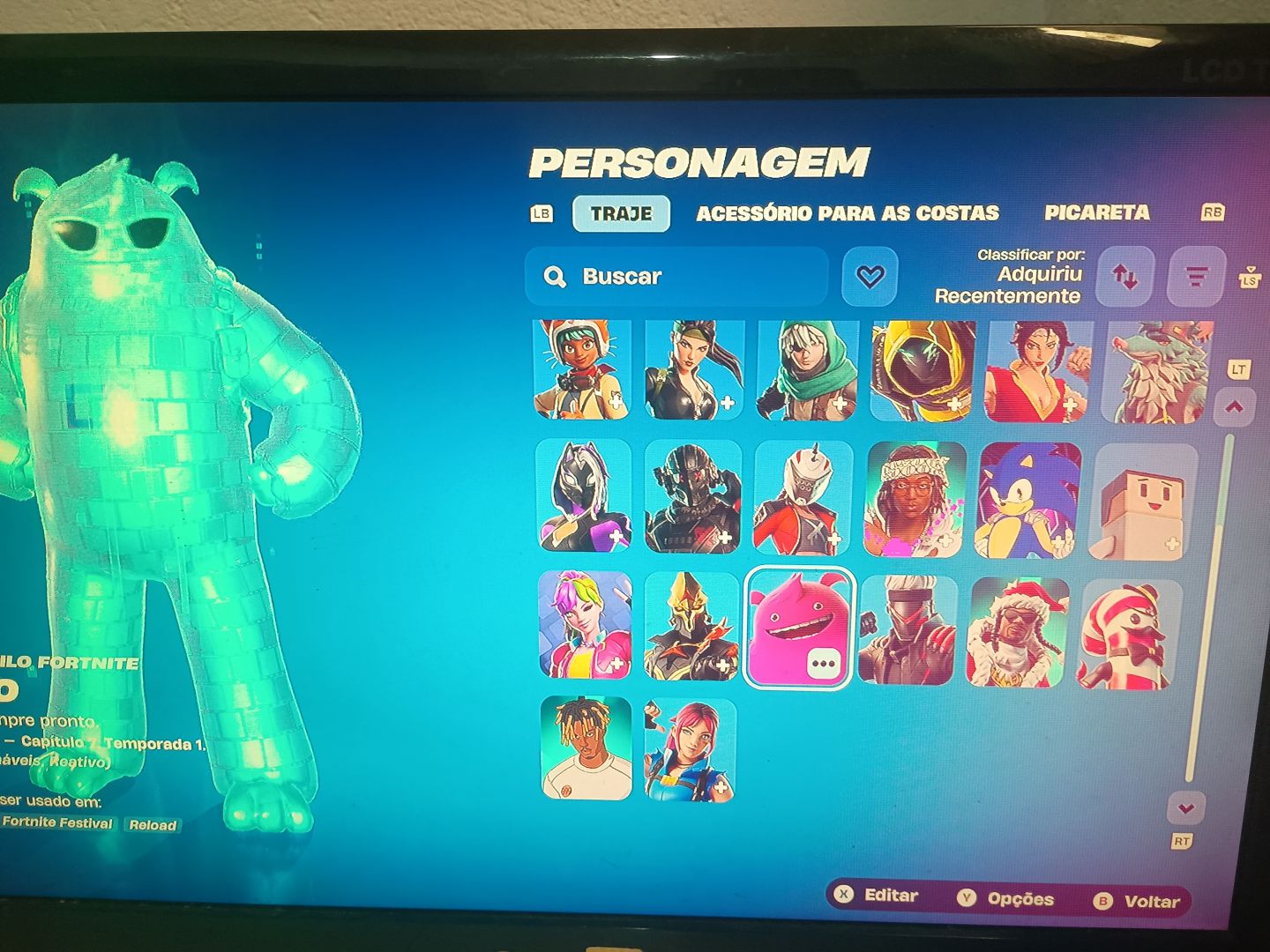 Conta fortnite ghost face+25skin+58+300vb+passe completo+ próx passe
