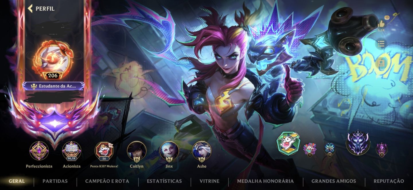 CONTA PREMIUM DE WILD RIFT