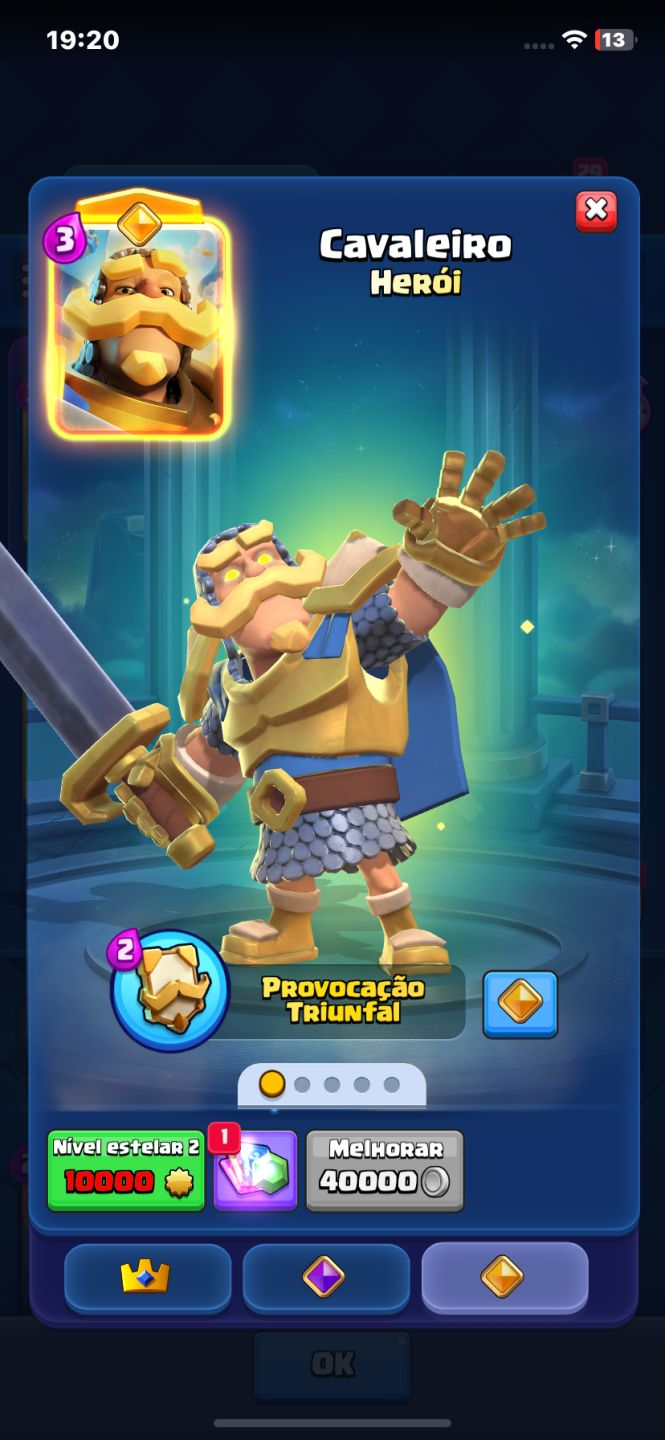 CONTA CLASH ROYALE ARENA 21