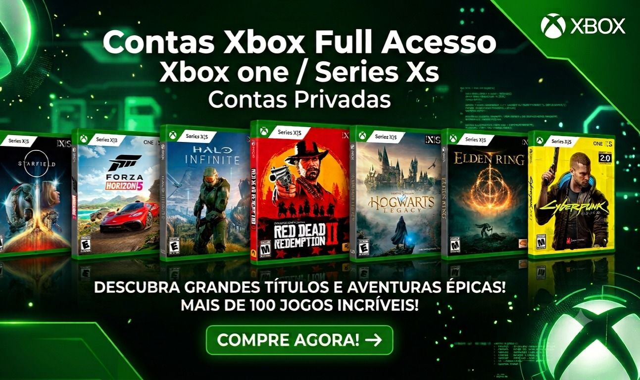Contas Xbox Full Acesso Xbox one / Series Xs Contas Privadas