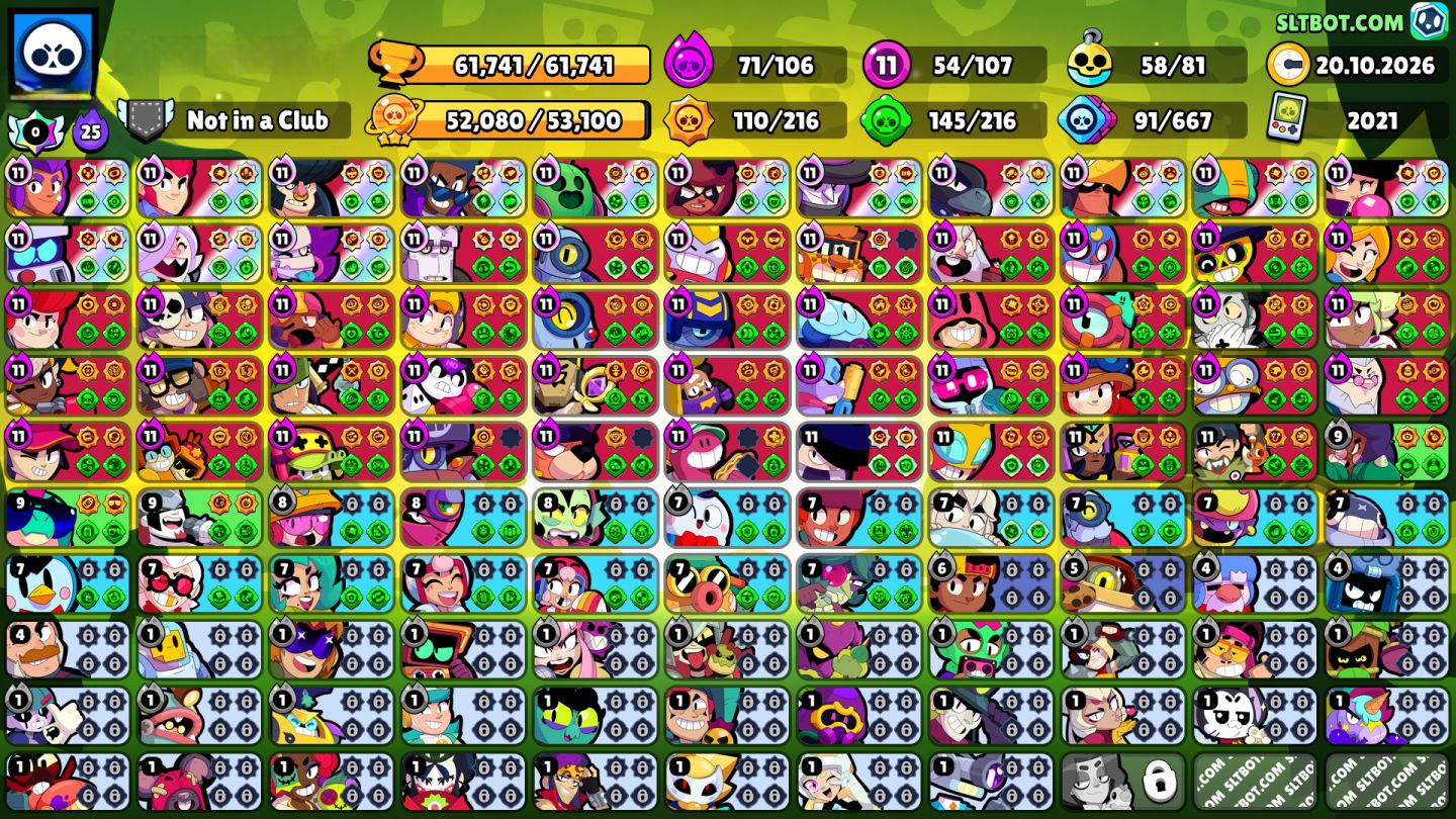 Conta de brawl stars full brawlers, 1x pro pass.
