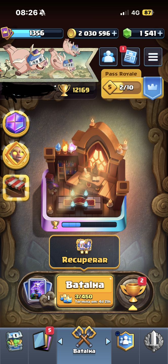 Conta Clash Royale