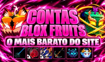 [PROMOÇÃO] CONTAS DE BLOXFRUITS | RAÇA V4, LEVEL MAX, GODHUMAN, TTK E ETC