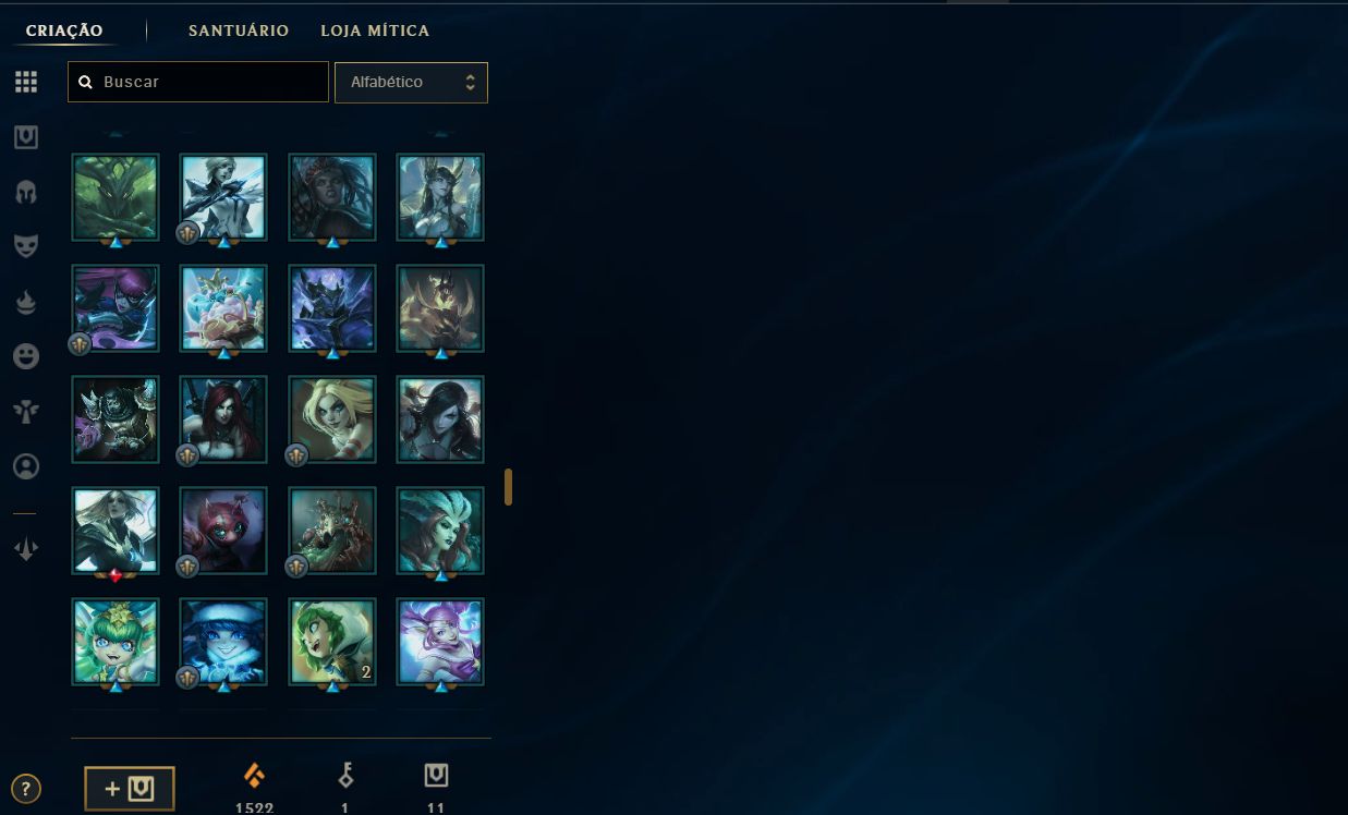 CONTA LEAGUE OF LEGENDS - 263 SKINS - ULTIMATE/MITICAS/LENDARIAS - FULL ACESSO