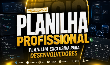 [ PROMOÇÃO 99% ] - PLANILHA PARA DE ORGANIZAÇÃO PARA PROGRAMADORES + BRINDE