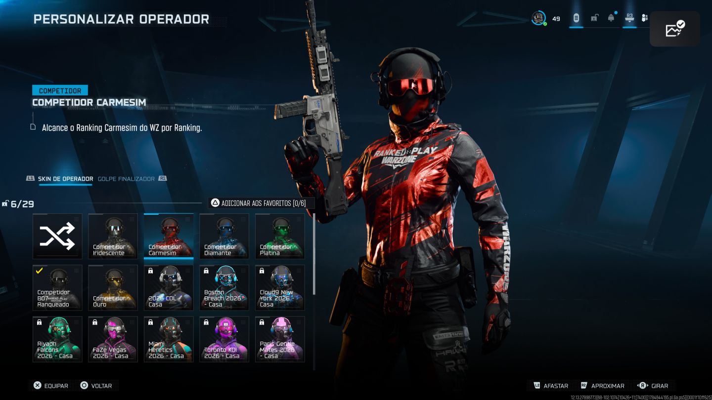 CONTA WARZONE (BO7) prestígio 8