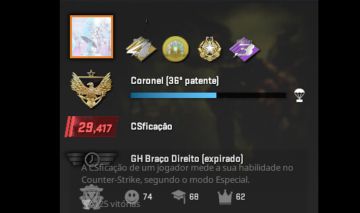 CS2 PRIME | 30K PEAK ELO (S4/S5) | 1600+ HRS | 4 MEDALHAS |