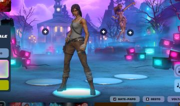 Conta fortnite com Lara croft muito braba LEIA A DESCRIÇAO!