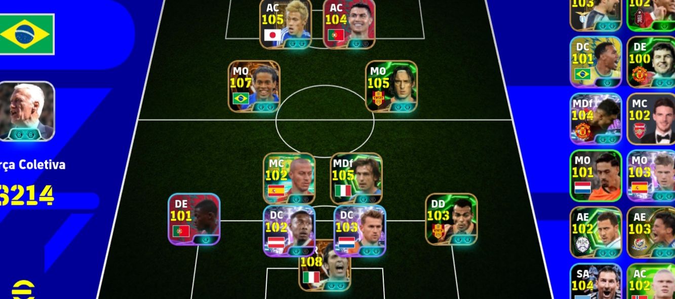 Conta efootball mobile 3200+