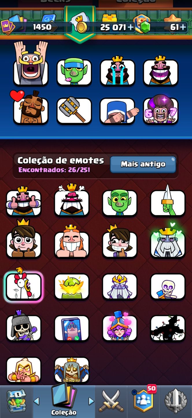 CONTA DE BS 2020! L2, 80K DE TROFÉUS + Clash AR20, 8y, + Clash Of Clans