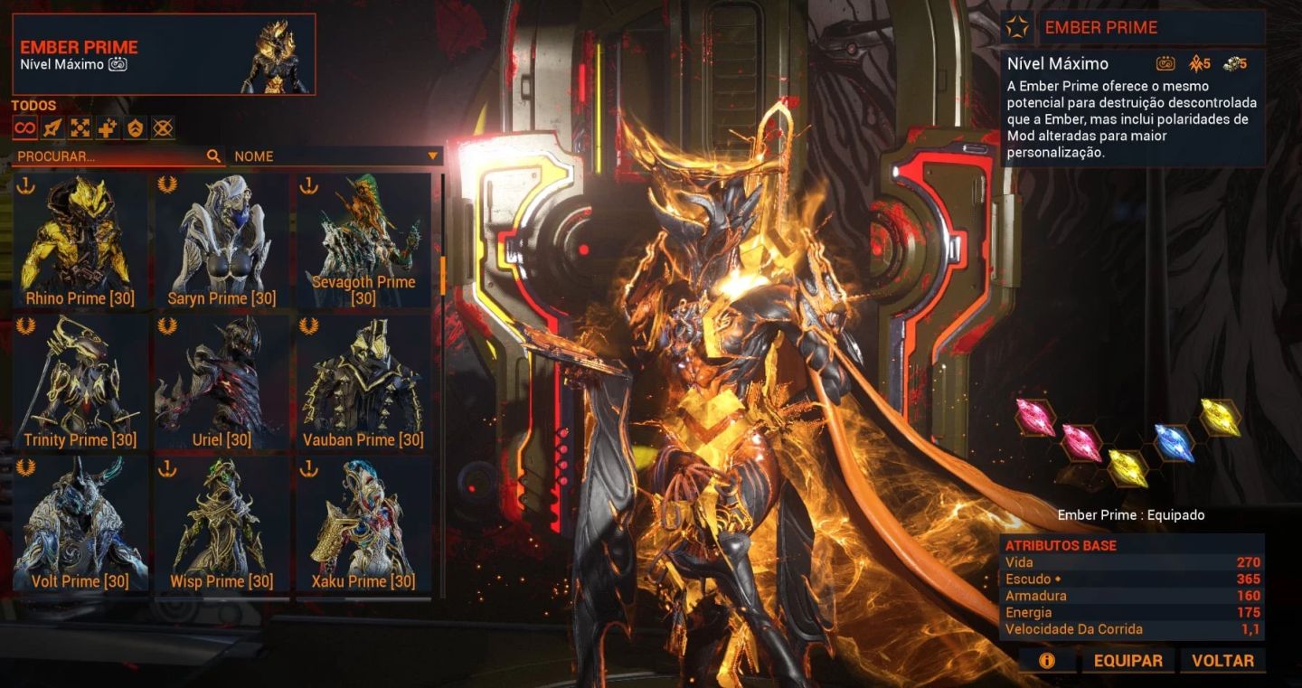 Conta Warframe Mr18 Tennocon