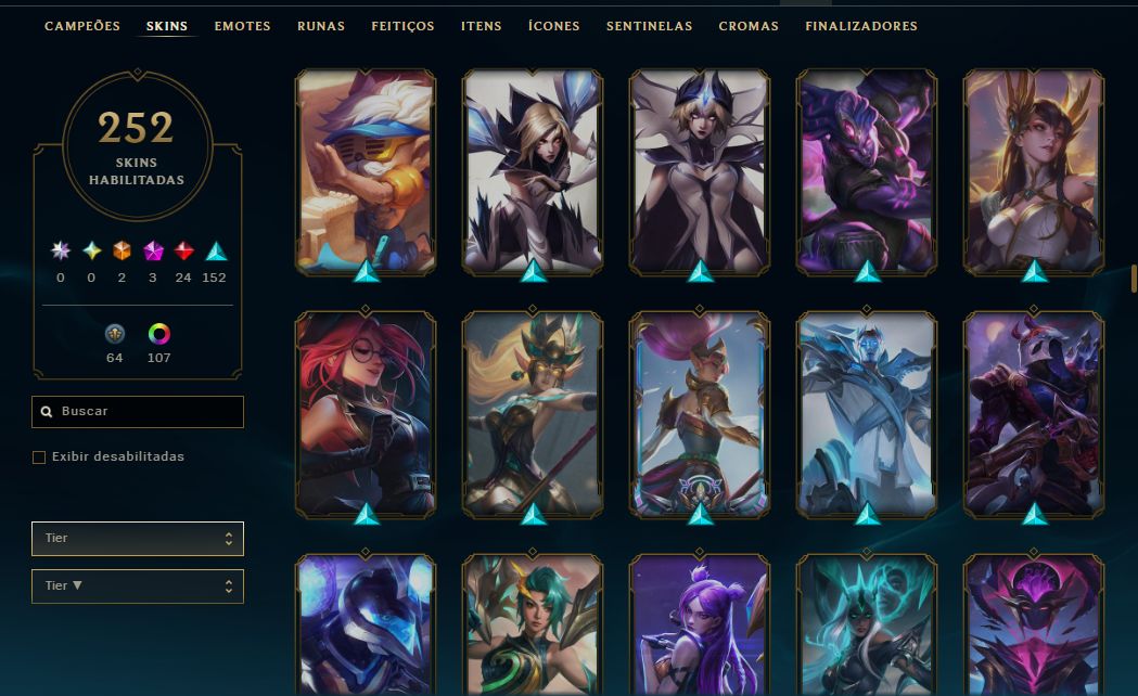 CONTA FULL ACESSO | 252 SKINS | R$1350 GASTOS | NV 570