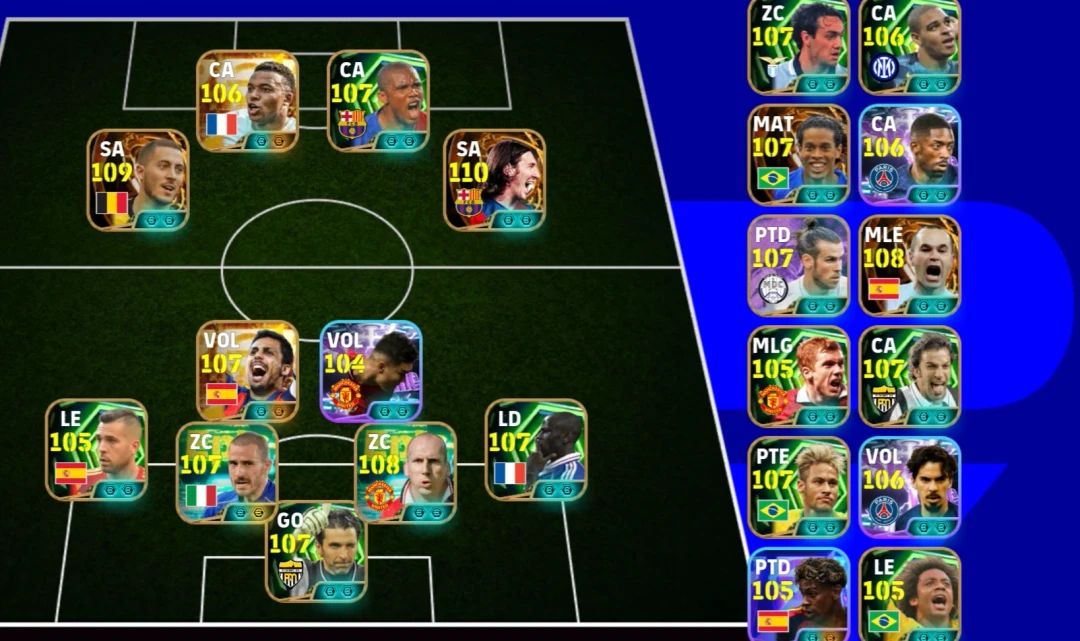 Conta Efootball 3330+ DE FORÇA COLETIVA, KONAMI ID , MESSI 110 E + RAROS