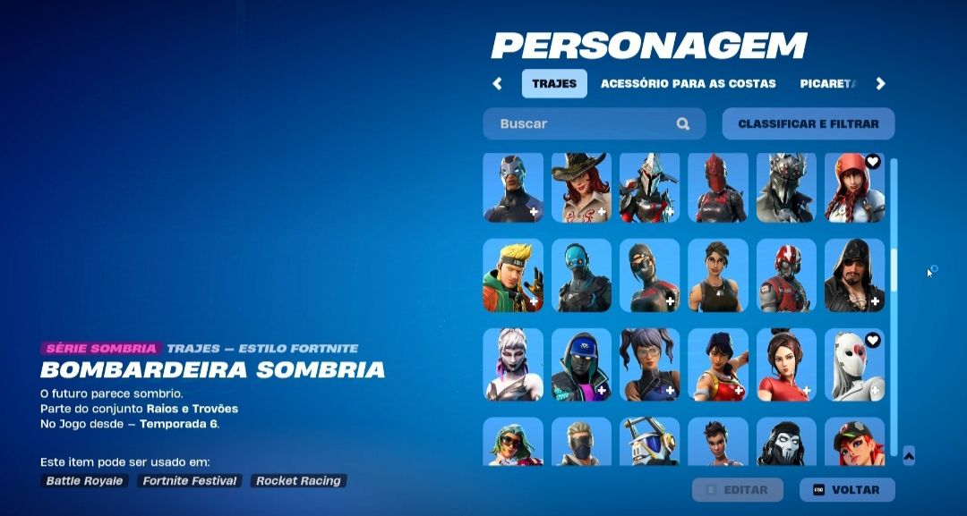 Conta Fortnite OG TRYHARD| Travis Scott | Bandido Psicopata | Peixoto World Cup