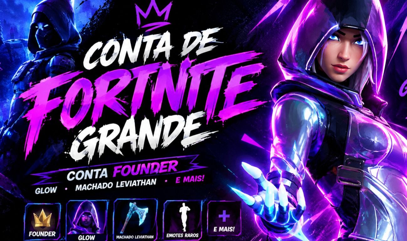 CONTA FORTNITE V-BUCKS INFINITOS | GLOW | LEVIATHAN AXE | SALVE O MUNDO OG