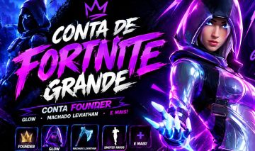 CONTA FORTNITE V-BUCKS INFINITOS | GLOW | LEVIATHAN AXE | SALVE O MUNDO OG