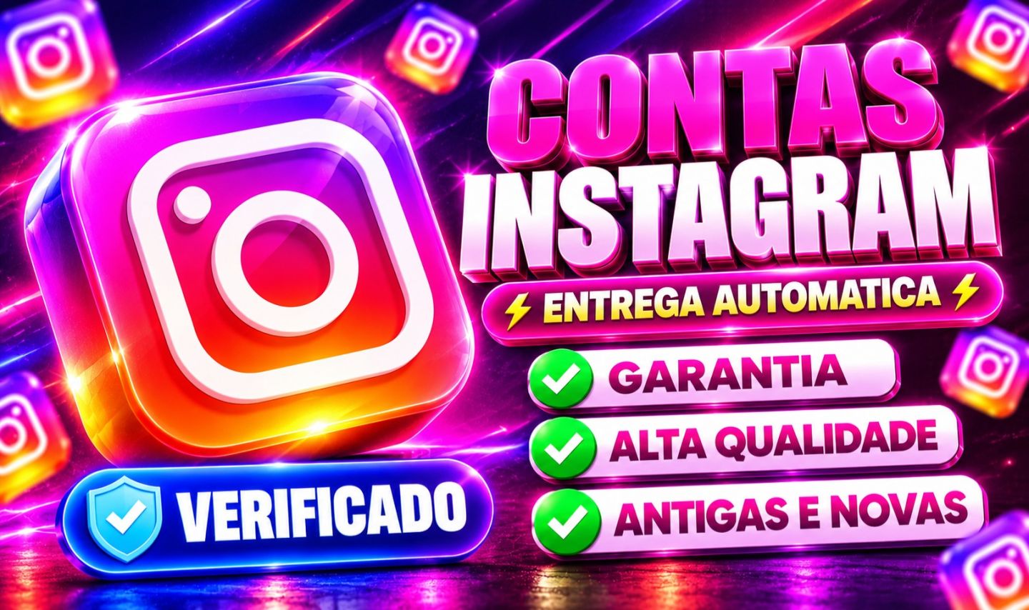 (MENOR PREÇO) CONTAS INSTAGRAM NOVAS & ANTIGAS | ENTREGA AUTOMÁTICA | IP BR