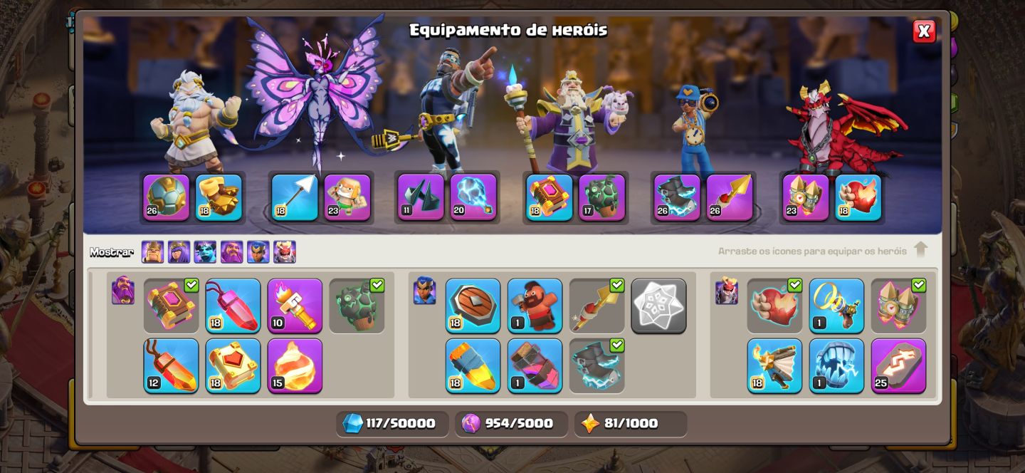 Conta CV17 Full Heróis Full Liga Elétrica 33 Conta Linda