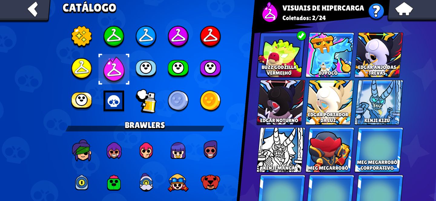 CONTA BRAWL STARS 40K TROFÉUS | 102 BRAWLERS | 33 HIPERCARGAS | ENTREGA RÁPIDA