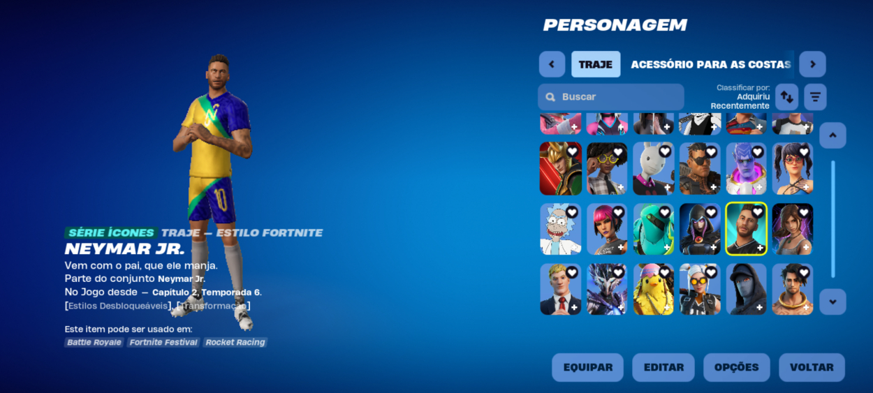 CONTA FORTNITE COM VBUCKS, NARUTO E MUITAS SKINS - [ENTREGA AUTOMÁTICA]
