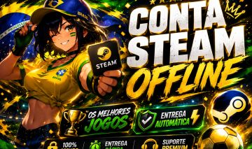 CONTAS STEAM OFFLINE | ENTREGA AUTOMÁTICA | SEM STEAM GUARD - MELHOR PREÇO!