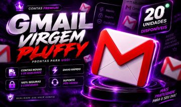 GMAIL VIRGEM (NOTLETTERS) ENTREGA RÁPIDA - MELHOR PREÇO