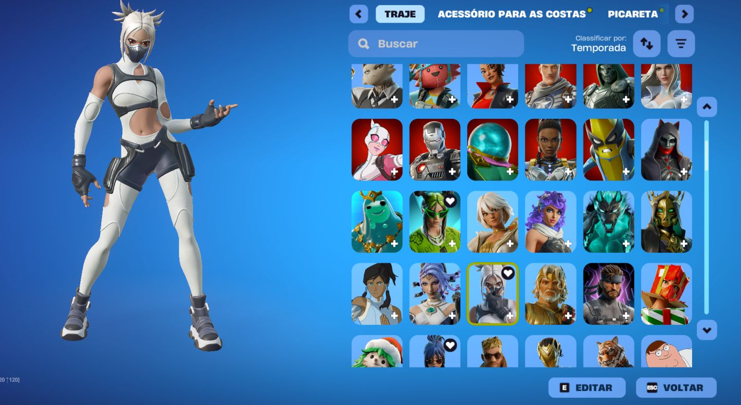 CONTA FORTNITE 240+ SKINS + SALVE O MUNDO FUNDADOR + V-BUCKS INFINITOS