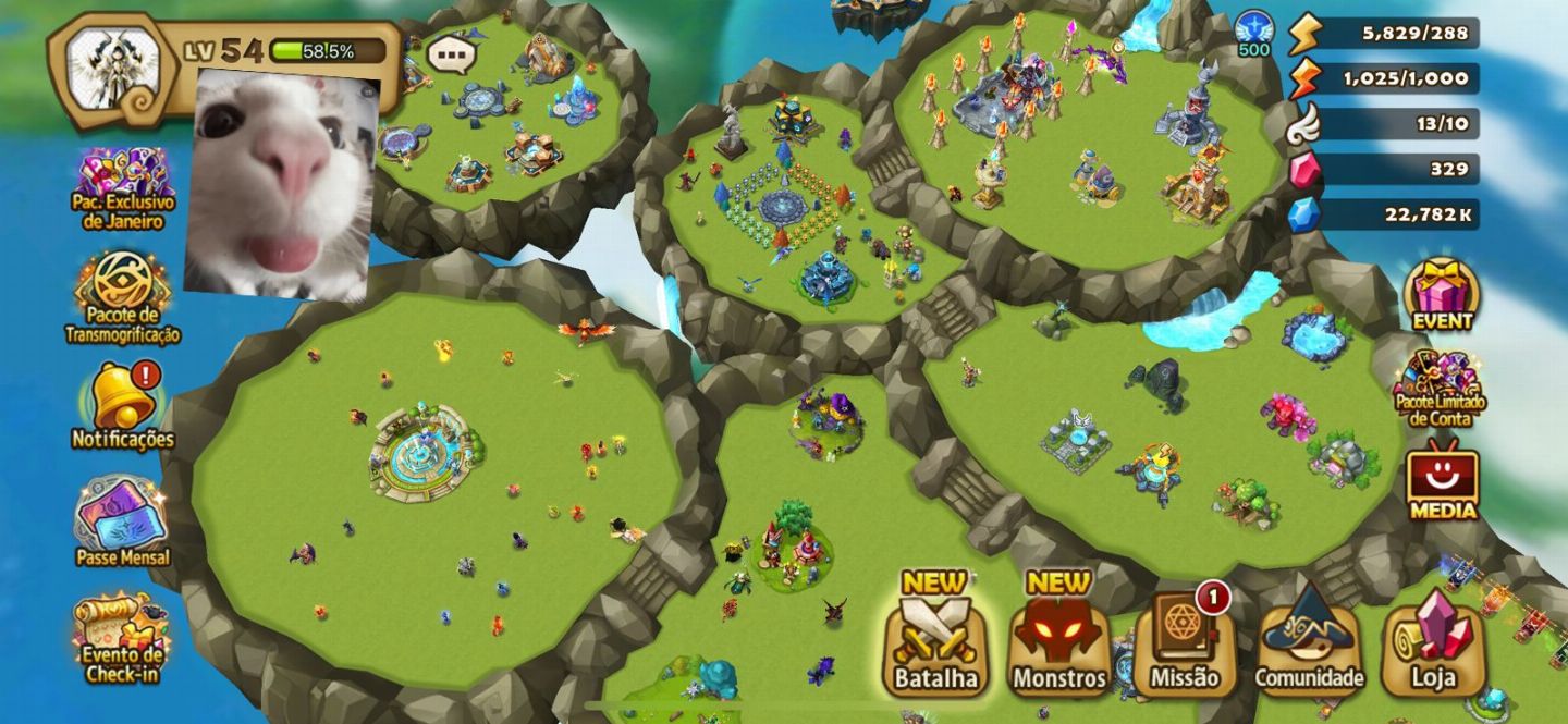 Conta summoners war com muitos mobs, excelentes nat 5 e rahul nat5ld.Aceito ofer