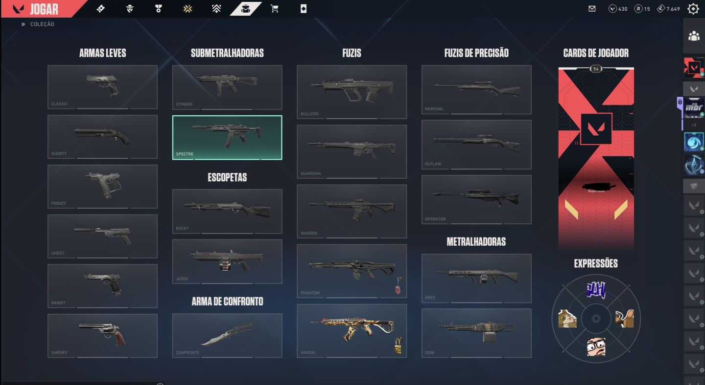 Conta Bronze com skin de faca (+10 mil vps gastos)