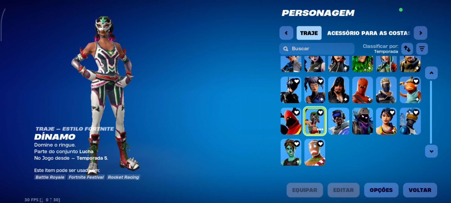 Conta fortnite com skins tryhard e OG Valor negociável pra sair rápido