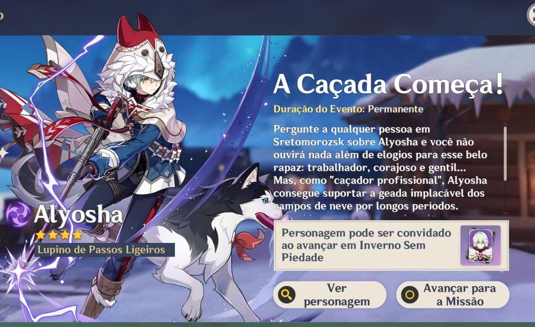 Conta de genshin rank 45, com 10 personagens t5