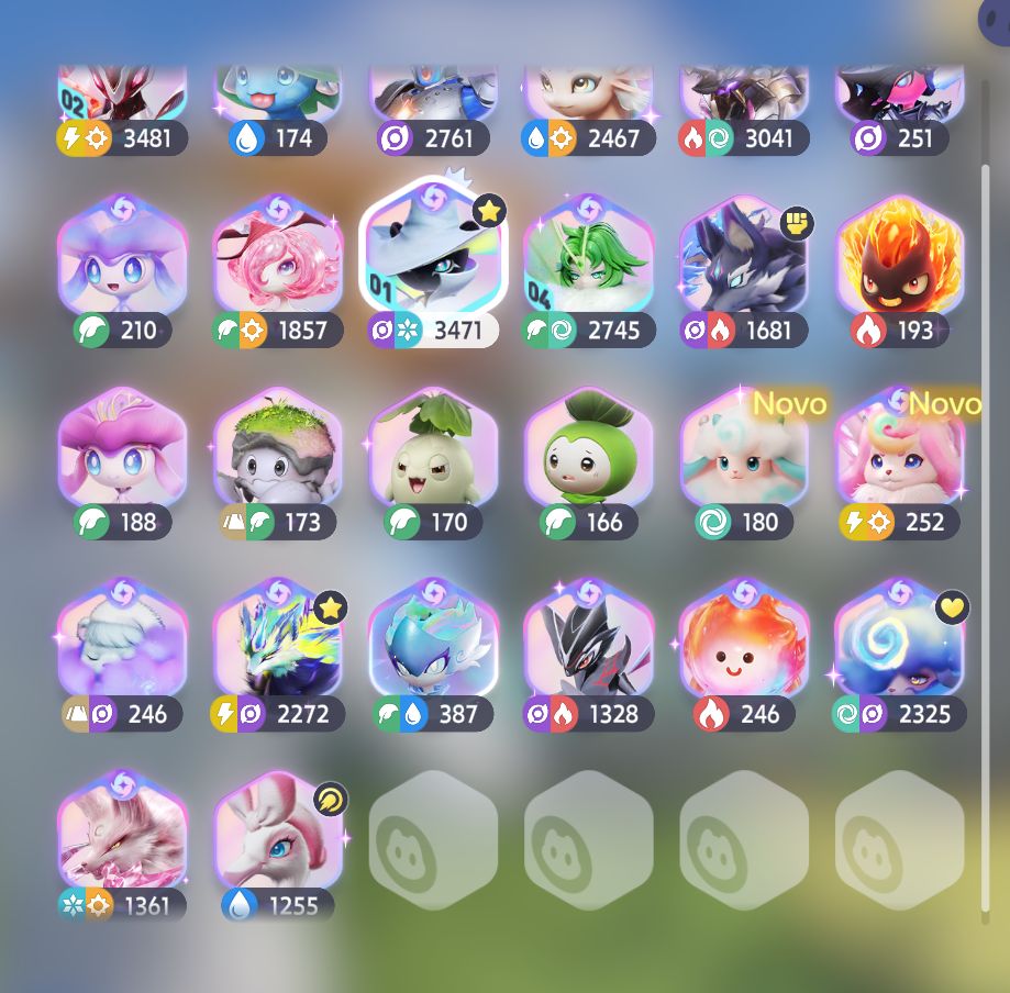 Aniimo end game lvl 61 com Irisales lendaria.