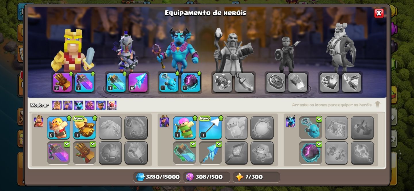 CONTA CV10 SEMI FULL, TODAS DEFESAS FULL, RECEM UPADA JA FULL