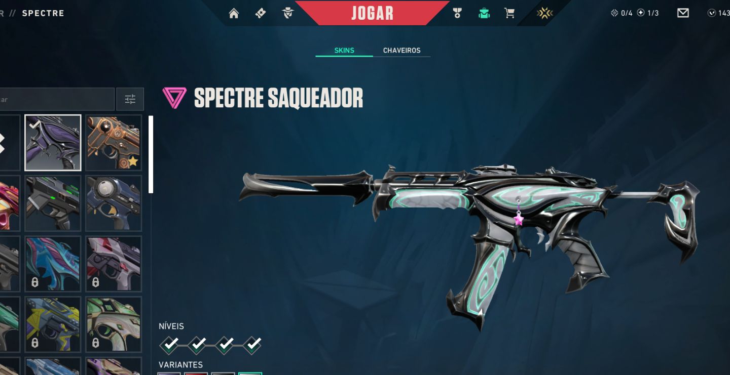 CONTA VALORANT - SKINS VARIADA, EX ASCENDENTE 2