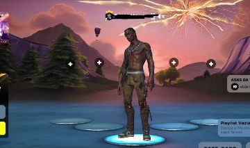 CONTA COM TRAVIS E IKONIK SUPER RARA COM VARIAS SKINS TRYHARD!
