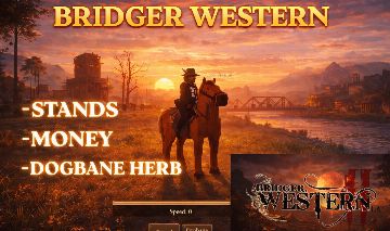 BRIDGER: WESTERN- STAND TRADES, VENDA DE MOOLA E DOGBANE HERB E SPIN