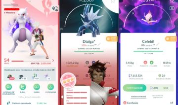 CONTA POKEMON GO LEVEL 54 | 159 LENDARIO | 176 BRILHANTE | DIALGA IV100 |