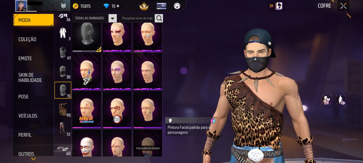 Conta de Free Fire 4 anos AP