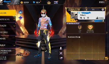 CONTA DE FREE FIRE GEMADA LVL 76 VIA FACE FULL ACESSO